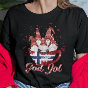 God Jul Merry Christmas Gnome T Shirt.jpg