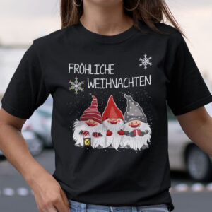 Frohliche Weihnachten Shirt Merry Christmas Gnome Shirt.jpg
