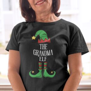 The Grandma Elf Shirt Xmas Gift Family Group Elf Christmas.jpg