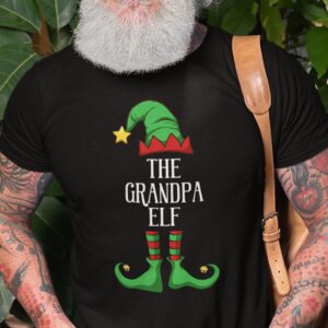 The Grandpa Elf Shirt Xmas Gift Family Group Elf Christmas.jpg