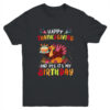 Happy Thanksgiving And Yes It s My Birthday Cute Turkey Kids Youth Youth T Shirt Black 600x.jpg