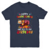 Happy Thanksgiving And Yes It s My Birthday Cute Turkey Kids Youth Youth T Shirt Navy 600x.jpg