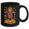 Scarecrow Autumn Harvest Fall Season Pumpkin Thanksgiving Mug 11oz Mug Black back 600x.jpg