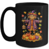 Scarecrow Autumn Harvest Fall Season Pumpkin Thanksgiving Mug 15oz Mug Black front 600x.jpg