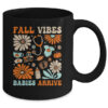 Labor Delivery Nurse Boho Floral Autumn Stethoscope Fall Mug 11oz Mug Black back 600x.jpg