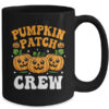 Pumpkin Patch Crew Matching Family Group Fall Autumn Mug 15oz Mug Black back 600x.jpg