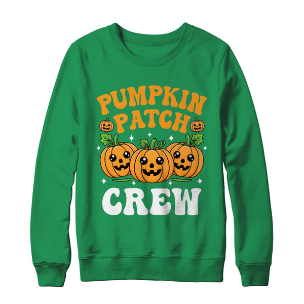 Pumpkin Patch Crew Matching Family Group Fall Autumn Shirt Sweatshirt Crewneck Sweatshirt Irish Green 600x.jpg