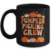 Groovy Pumpkin Picking Crew Matching Family Group Autumn Mug 11oz Mug Black front 600x.jpg