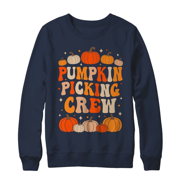 Groovy Pumpkin Picking Crew Matching Family Group Autumn Shirt Sweatshirt Crewneck Sweatshirt Navy 600x.jpg