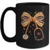 Retro Pumpkin Nurse Life Stethoscope Fall Autumn Coquette Bow Nurse Mug 15oz Mug Black front 600x.jpg