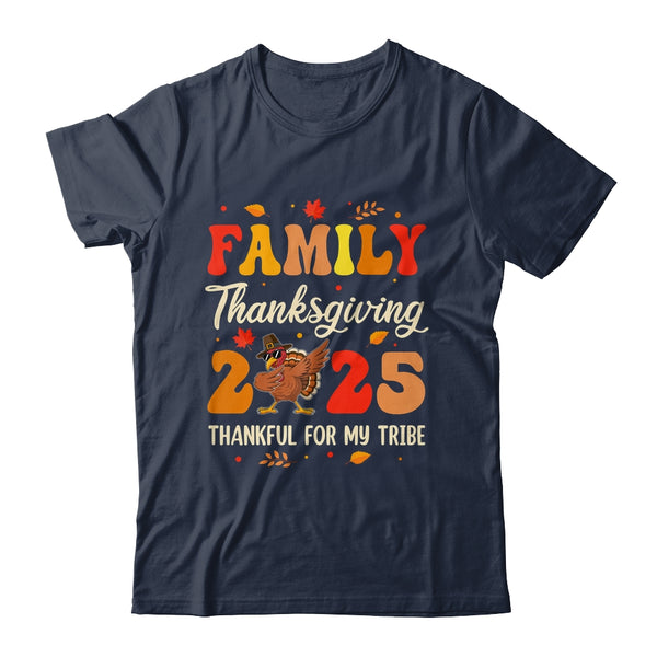 Family Thanksgiving 2025 Crew Dabbing Turkey Group Matching Shirt Hoodie Classic T Shirt Navy 600x.jpg