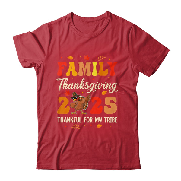 Family Thanksgiving 2025 Crew Dabbing Turkey Group Matching Shirt Hoodie Classic T Shirt Red 600x.jpg