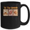 Tis The Season Retro Football Mom Coquette Bow Fall Autumn Mug 15oz Mug Black back 600x.jpg