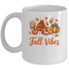 Fall Vibes Pumpkin Spice Latte Autumn For Kids Womens Mug 11oz Mug White front 600x.jpg