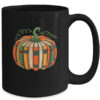 Fall Book Pumpkin Retro Reading Book Halloween Teacher Mug 15oz Mug Black back 600x.jpg