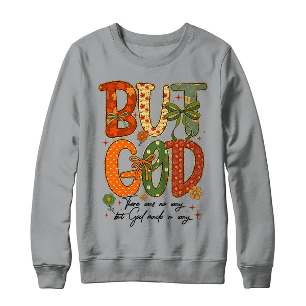 But God Christian Fall Autumn Thankful Floral Coquette Bow Shirt Sweatshirt Crewneck Sweatshirt Sport Grey 600x.jpg