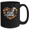 PEDS Crew Nurse Fall Heart Pediatric Pumpkin Thanksgiving Mug 15oz Mug Black back 600x.jpg