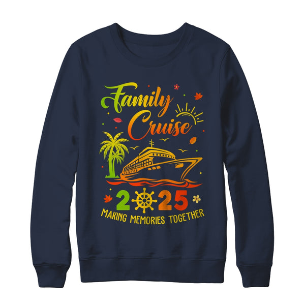 Family Cruise 2025 Thanksgiving Autumn Cruise Squad Shirt Sweatshirt Crewneck Sweatshirt Navy 600x.jpg