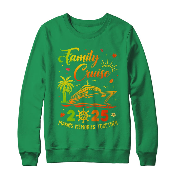 Family Cruise 2025 Thanksgiving Autumn Cruise Squad Shirt Sweatshirt Crewneck Sweatshirt Irish Green 600x.jpg
