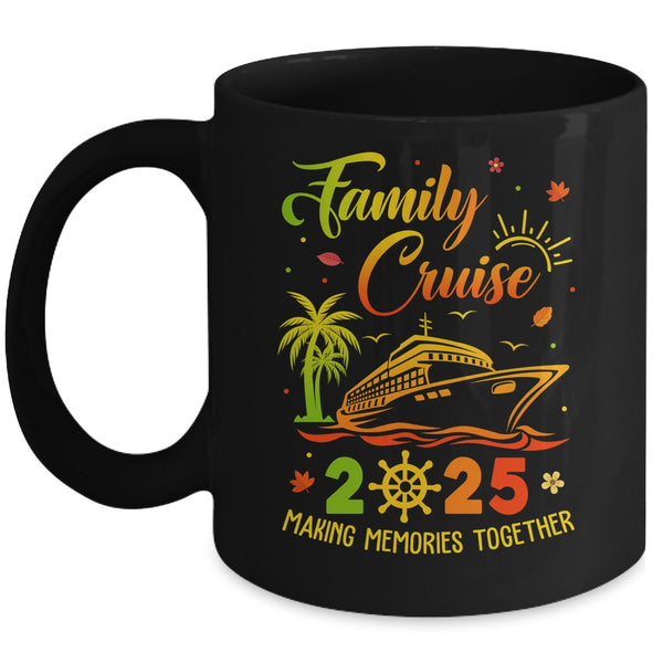 Family Cruise 2025 Thanksgiving Autumn Cruise Squad Mug 11oz Mug Black front 600x.jpg