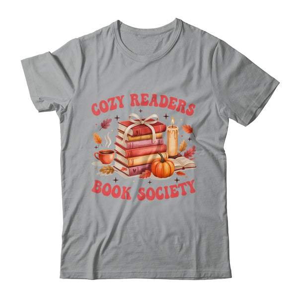 Cozy Readers Book Society Autumn Reading Book Lover Girl Shirt Sweatshirt Classic T Shirt Sport Grey 600x.jpg