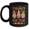 Happy Fall Y all Gnome Pumpkin Autumn Thanksgiving Men Women Mug 11oz Mug Black front 600x.jpg