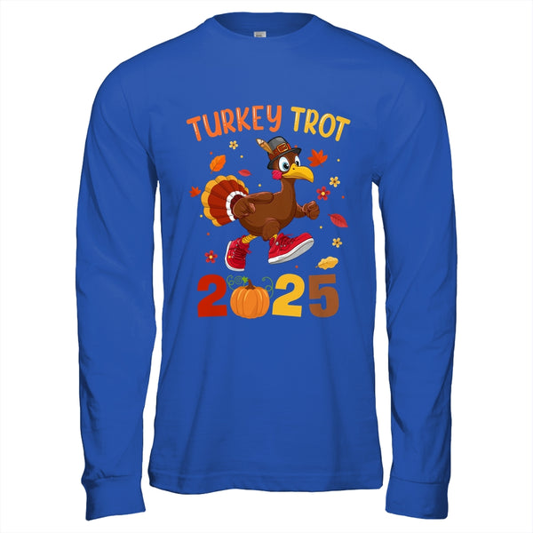 Turkey Trot 2025 Thanksgiving Turkey Running Runner Autumn Shirt Hoodie Long Sleeve T Shirt Royal 600x.jpg