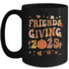 Retro Groovy Friends Giving 2025 Thanksgiving Friendsgiving Mug 15oz Mug Black front 600x.jpg