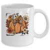 Floral Fall Pumpki Boho Pumpkin Coquette Vintage Autumn Mug 11oz Mug White back 600x.jpg