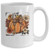 Floral Fall Pumpki Boho Pumpkin Coquette Vintage Autumn Mug 15oz Mug White back 600x.jpg