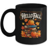 Hello Fall Pumpkin And Books Reading Lovers In Autumn Fall Mug 11oz Mug Black front 600x.jpg