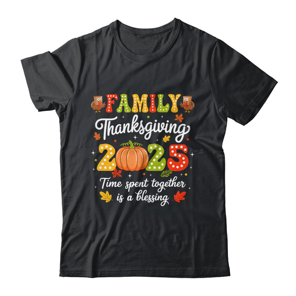 Family Thanksgiving 2025 Thanksgiving Crew Turkey Matching Shirt Sweatshirt Classic T Shirt Black 600x.jpg