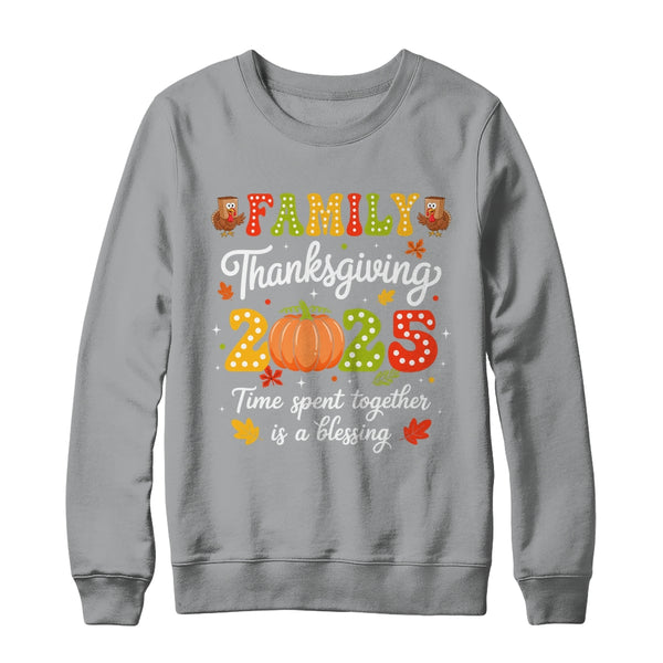 Family Thanksgiving 2025 Thanksgiving Crew Turkey Matching Shirt Sweatshirt Crewneck Sweatshirt Sport Grey 600x.jpg