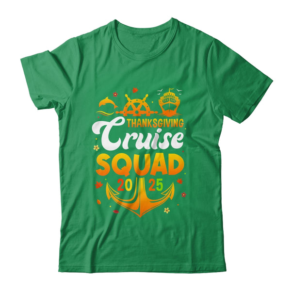 Thanksgiving Cruise Squad Matching Family Vacation 2025 Trip Shirt Sweatshirt Classic T Shirt Irish Green 600x.jpg