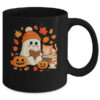 Cute Ghost Reading Book Lovers Autumn Fall Halloween Ghost Mug 11oz Mug Black back 600x.jpg