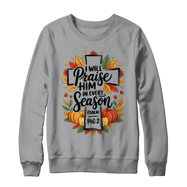 Fall Christian Cross Floral Autumn Pumpkin Bible Verse Faith Shirt Sweatshirt Crewneck Sweatshirt Sport Grey 600x.jpg