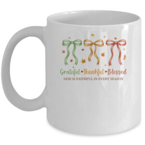 Grateful Thankful Blessed Coquette Fall Season Faith Autumn Mug 11oz Mug White front 600x.jpg