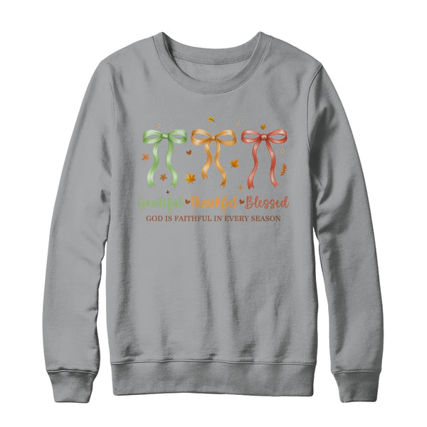 Grateful Thankful Blessed Coquette Fall Season Faith Autumn Shirt Sweatshirt Crewneck Sweatshirt Sport Grey 600x.jpg