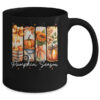 Pumpkin Season Coquette Fall Autumn Sunflower Floral Leopard Mug 11oz Mug Black back 600x.jpg