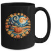Cottagecore Pumpkins Leaves Trees Fall Women Aesthetic Mug 15oz Mug Black back 600x.jpg