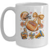 Football Game Day Football Season Fall Autumn Coquette Bow Mug 15oz Mug White front 600x.jpg