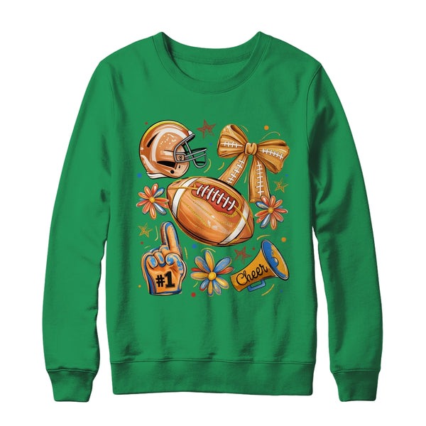 Football Game Day Football Season Fall Autumn Coquette Bow Shirt Sweatshirt Crewneck Sweatshirt Irish Green 600x.jpg