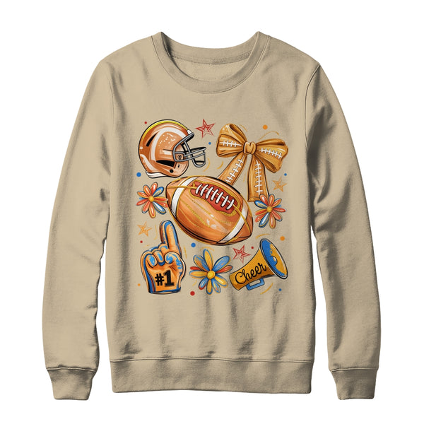 Football Game Day Football Season Fall Autumn Coquette Bow Shirt Sweatshirt Crewneck Sweatshirt Sand 600x.jpg