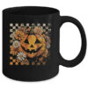 Boho Floral Pumpkin Halloween Thanksgiving Autumn Fall Mug 11oz Mug Black back 600x.jpg