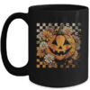 Boho Floral Pumpkin Halloween Thanksgiving Autumn Fall Mug 15oz Mug Black front 600x.jpg