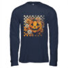 Boho Floral Pumpkin Halloween Thanksgiving Autumn Fall Shirt Hoodie Long Sleeve T Shirt Navy 600x.jpg