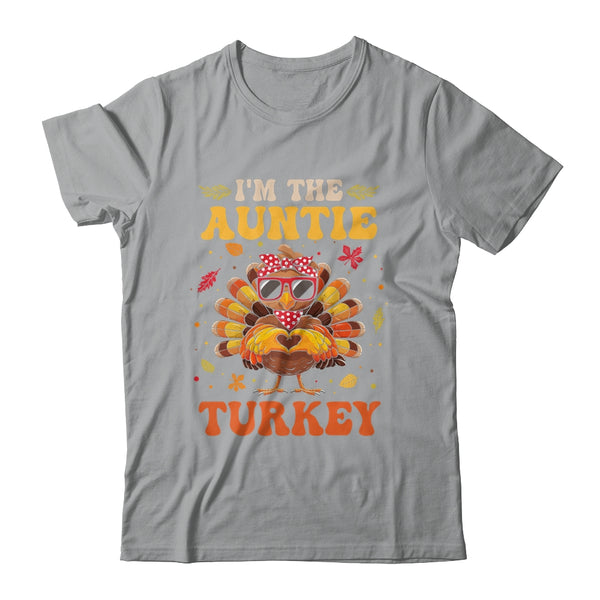 I m The Auntie Turkey Matching Family Thanksgiving Costume Classic T Shirt Sport Grey 600x.jpg