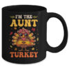 I m The Aunt Turkey Matching Family Thanksgiving Costume Mug 11oz Mug Black back 600x.jpg