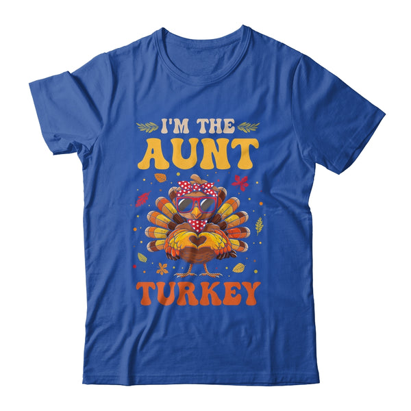I m The Aunt Turkey Matching Family Thanksgiving Costume Classic T Shirt Royal 600x.jpg