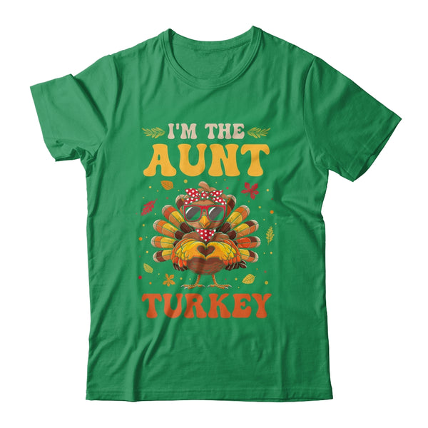 I m The Aunt Turkey Matching Family Thanksgiving Costume Classic T Shirt Irish Green 600x.jpg